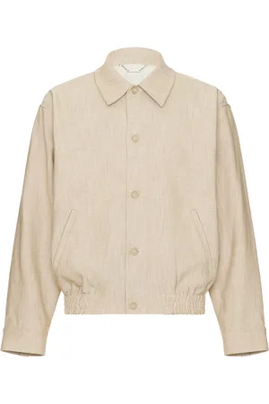 Simkhai Archibald Blouson Shirt Jacket in - Neutral. Size L (also in M, S).