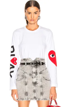 Comme des Garçons Long Sleeve Logo Emblem Tee in - . Size S (also in L, M).