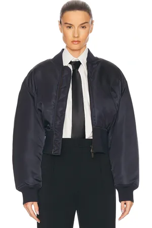 Saint Laurent Bomber Jacket in - Navy. Size 34 (also in 36, 38, 40).