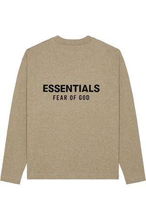 FEAR OF GOD Classic Fit Long Sleeve Tee in - Neutral. Size L (also in M, S, XL, XS, XXL).