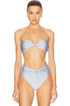 Cult Gaia Oswin Bikini Top in - Baby Blue. Size L (also in M, S, XS).