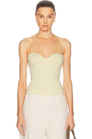 Lisa Yang Alicia Top in - Lemon. Size 0 (also in 1, 2).
