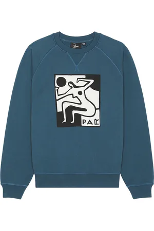 By Parra Ball Sports Crew Neck Sweatshirt in - Blue. Size L (also in M, S, XL/1X).