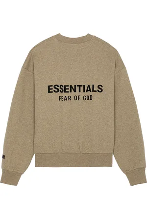 FEAR OF GOD Classic Fit Fleece Crew Neck Sweatshirt in - Neutral. Size L (also in M, S, XL, XS, XXL).