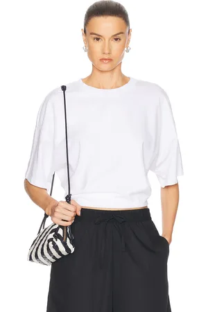 ENZA COSTA Supima Curve Tee in - . Size L (also in M, S, XS).