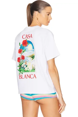 Casablanca T-shirt in - White. Size L (also in M, S, XS).