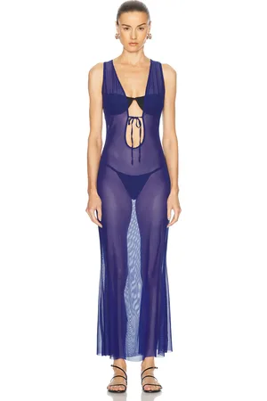 Bond Eye Harper Maxi Dress in - Navy. Size M-L (also in XS-S).