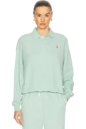 Ralph Lauren Long Sleeve Polo Sweatshirt in - Mint. Size L (also in M, S, XL).