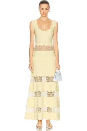 ALEXIS Saundra Dress in - Yellow. Size L (also in M, S, XS).