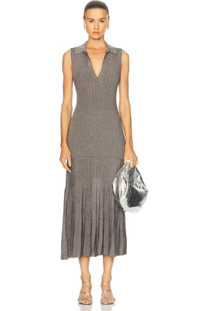 ADAM LIPPES Tashi Dress in - Olive. Size S (also in ).