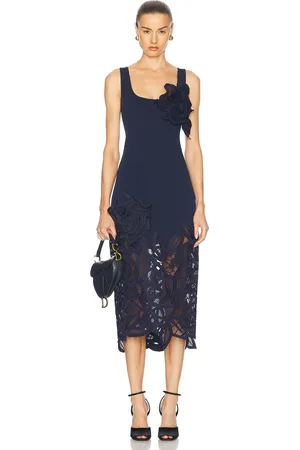 Oscar de la Renta Long Knit Dress in - . Size L (also in M, S, XS).