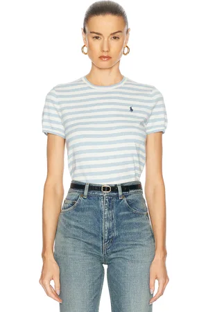 Ralph Lauren Short Sleeve Crew Neck Sweater in - Baby Blue. Size S (also in XL, XS).