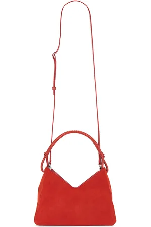 Staud Valerie Shoulder Bag in - Red. Size all.