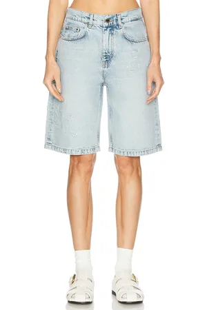 Casablanca Graffiti Skater Short in - Blue. Size 24 (also in 26, 28).