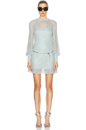 Tom Ford Long Sleeve Mini Dress in - Mint. Size L (also in S).