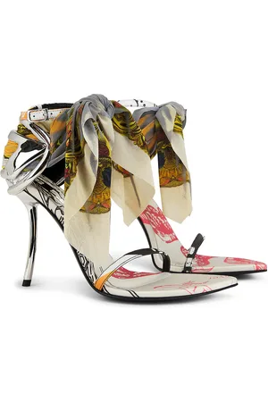 Diesel Bandana Sandal in - Ivory,Yellow. Size 36 (also in 37).