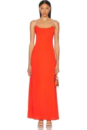 La Porte Melrose Maxi Dress in - Orange. Size L (also in M, S, XS).
