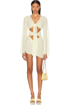 Bananhot Maci Mini Dress in - Yellow. Size M/L (also in XS/S).