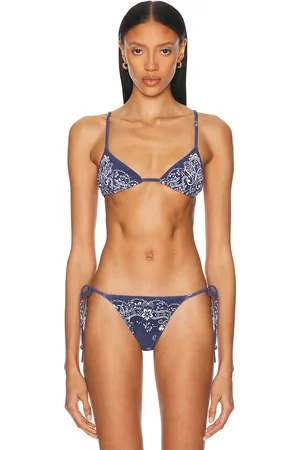 Tropic of C Equator Bikini Top in - Navy. Size L (also in M, S, XS).