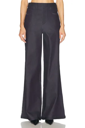 Marni Flare Leg in - Navy,Black. Size 40 (also in 42, 44).