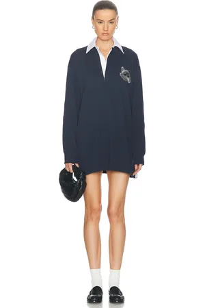 Stella McCartney Cat Oversized Rugby Polo Shirt in - . Size M (also in ).