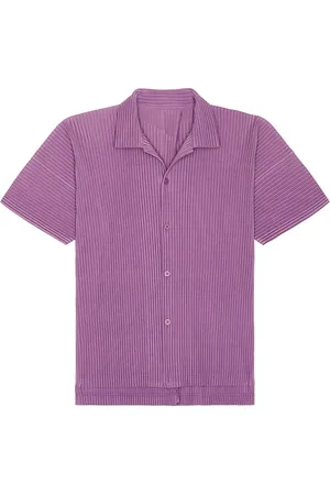 Issey Miyake Mc Polo Shirt in - Purple. Size 2 (also in 3, 4).