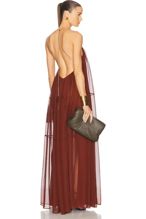Retrofete Arlet Dress in - Brown. Size L (also in M, S, XL, XS).