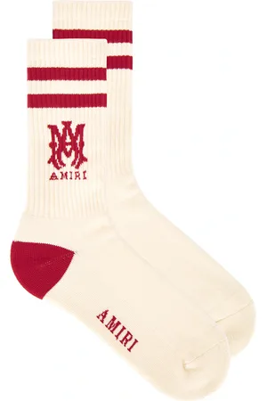AMIRI MA Stripe Sock in - Red. Size 41/42 (also in 43/44, 45/46).