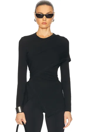 Helmut Lang Draped Long Sleeve Top in - . Size L (also in M, S, XS).