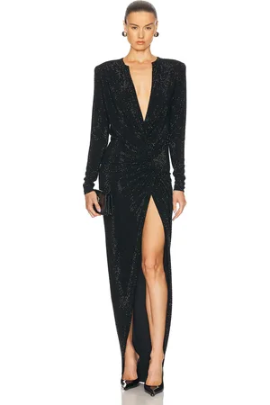 ALEXANDRE VAUTHIER Macro Crystal Maxi Dress in - . Size 34 (also in 36, 38, 40, 42, 44).