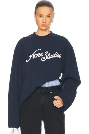 Acne Studios Crew Sweater in - Blue. Size M (also in S, XS).