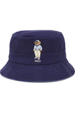 Ralph Lauren Bear Bucket Hat in - Blue. Size L/XL (also in ).