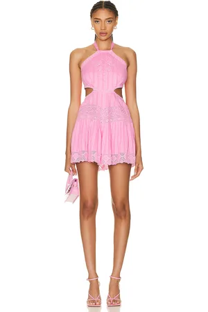 LOVESHACKFANCY X REVOLVE Bohima Dress in - Pink. Size 10 (also in ).