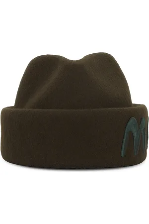 Moncler Moncler x Salehe Bembury Logo Beanie in - Black. Size 57 (also in ).
