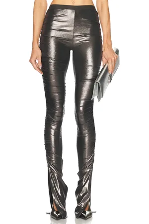Rick Owens Svita Pant in - Charcoal,Metallic Silver. Size 38 (also in 40, 42, 44).