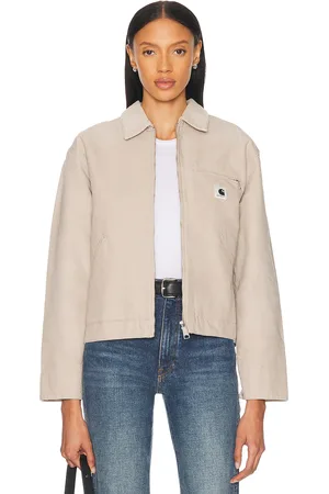 Carhartt OG Detroit Jacket in - Beige. Size L (also in M, S, XS).