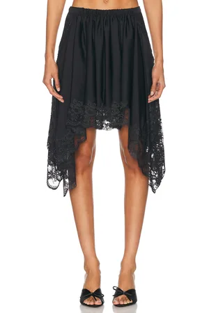 Paco rabanne Satin Lace Skirt in - . Size 34 (also in 36, 38, 40).