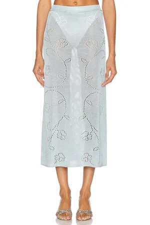Calle Del Mar Ivy Skirt in - Baby Blue. Size M (also in ).