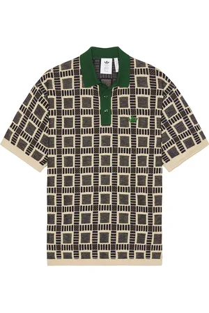 adidas X Brain Dead Short Sleeve Polo in - Brown. Size L (also in M, S, XL/1X).