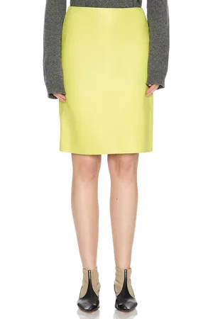 The Row Saturn Skirt in - Green. Size 0 (also in 2, 4, 6).