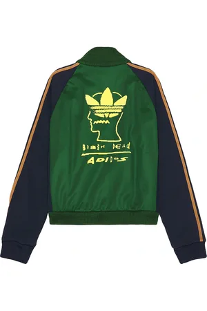 adidas X Brain Dead Track Top in - Green. Size L (also in M, S, XL/1X).