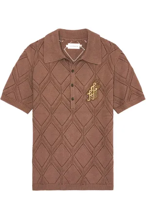 HONOR THE GIFT Diamond Knit Polo in - . Size M (also in ).