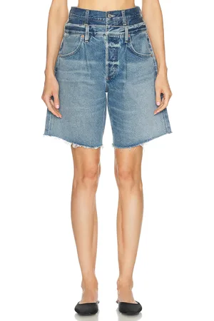 Citizens of Humanity Mori Corset Short in - Denim-Light. Size 25 (also in ).