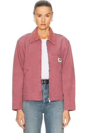 Carhartt OG Detroit Jacket in - Pink. Size L (also in M, S, XS).