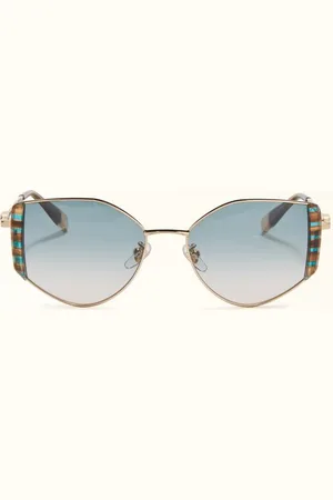 Furla Sunglasses Havana Metal + Acetate Woman