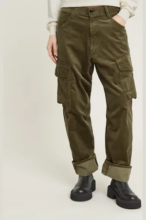 G-Star Cargo Cord 3D Boyfriend Pants - - Women