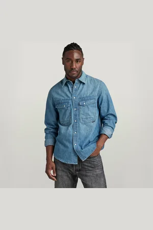 G-Star Unisex Premium Dakota Regular Shirt Evergreen - - Men