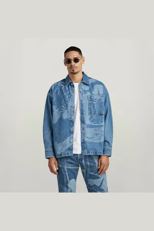 G-Star Unisex Oversized Boxy Fit Overshirt - - Men