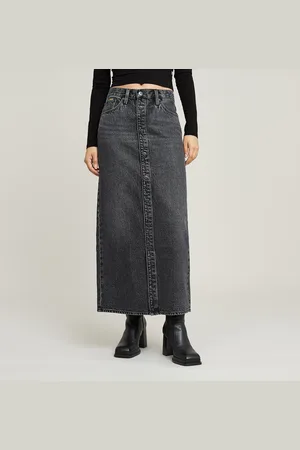 G-Star Viktoria Snaps Long Skirt - - Women
