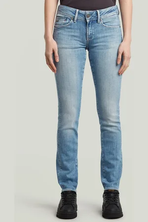 G-Star Midge Slim Straight Jeans - - Women